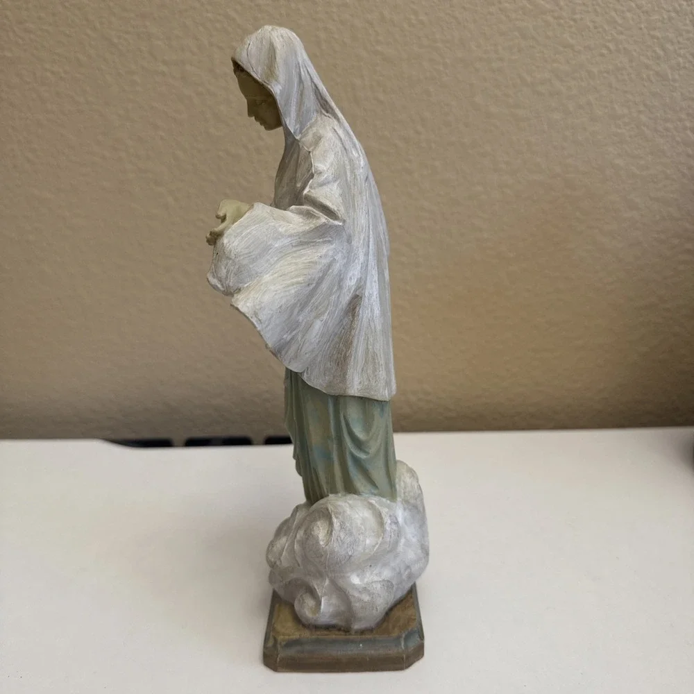 Vintage Fontanini Virgin Mary Figurine - The Ascension into Heaven 